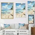 thumbnail image 4 of Designart "Footprints In Beach Photo X" Nautical & Beach Floater Framed Canvas Art Print, 4 of 7