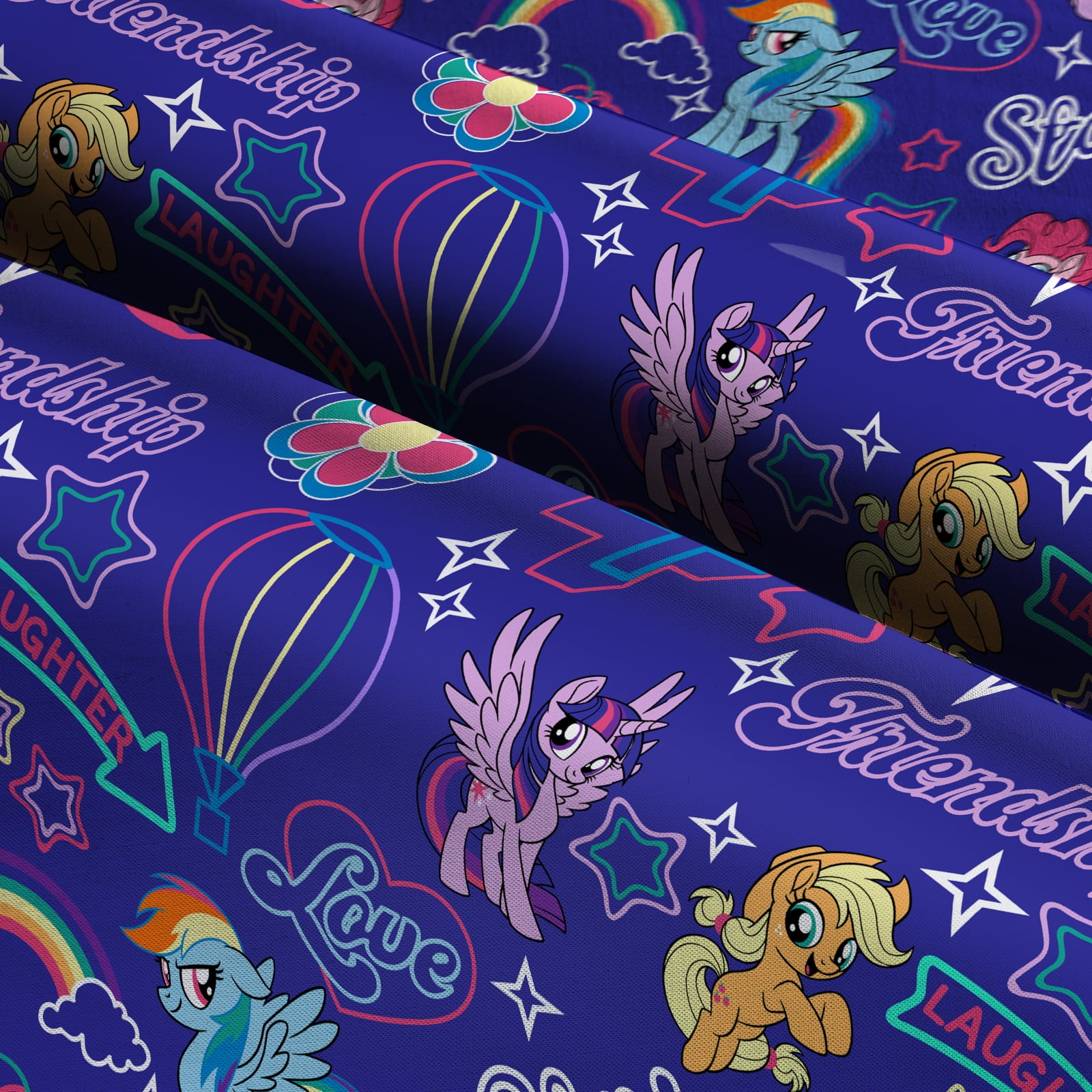 Hasbro My Little Pony Friendship Laughter and Love 1 Yard Precut Fabric