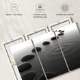 thumbnail image 6 of Elephant Stock Pebbles On Water Wall Art - Horizontal Multi Panel Canvas - Living Room Wall Decor - Wellness Multi Panel - Gray And Black Decor - 33" x 20", 6 of 8