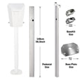 thumbnail image 3 of EV Charger Pedestal Stand Holderfor Electric Vehicle Charger 304 Stainless Steel with Baseplate Commercial Mount, 3 of 9