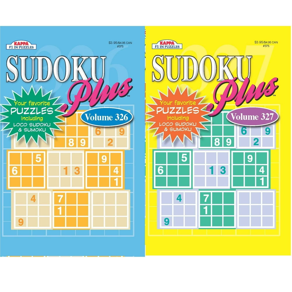 KAPPA Sudoku Puzzles Book (2 Volumes/Books) Digest Size