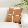 thumbnail image 4 of Distinctive Patchwork Leather Pillow Cover, 4 of 4