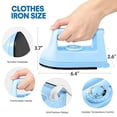 thumbnail image 2 of Miniplancha genérica para manualidades, ropa, viajes y uso doméstico, ajuste de temperatura de 4 niveles, morada, 2 of 5