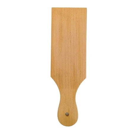 

VEAREAR Butter Pasta Board No Sticking Deeper Grooves Wood Homemade Gnocchi Paddle for Home