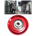 thumbnail image 4 of koolsoo Galet de Roulement 73 mm en Alliage d'Aluminium pour Câble Équipement de Mise en Forme Rouge, 4 of 9