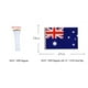 thumbnail image 1 of 5 uds. Banderas de mano de país que incluyen asta de bandera duraderas para decoración (Australia) Sywqhk Libre de BPA, 1 of 7