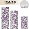 thumbnail image 4 of Pioneer Flower Floral Print Pattern Kitchen Rugs Sets Of 3,Kitchen Runner Rugs Non Skid Washable,Decorative Kitchen Floor Mats for Kitchen,Sink,Laundry,17"x30"+ 17"x47" + 17"x59", 4 of 6