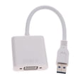 thumbnail image 2 of Adaptador USB 3.0 A VGA Convertidor De Monitor De Video VGA De Pantalla Múltiple 1920x1080 Blanco Hugo Adaptador USB a VGA, 2 of 8