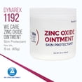 thumbnail image 4 of Dynarex Zinc Oxide Ointment, Protective Skin Barrier Ointment, Soothes Diaper Rash, Chaffed Skin, & Irritation, White Ointment, 1 Case of 12–15 oz. Jars, 4 of 7