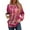 Hot Pink, variant on Women's Oversized Winter Cute Floral Print Thin Hooded Sweatshirt Pullover with No Pocket for Trendy Fall Clothes