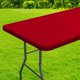 thumbnail image 1 of Mantel de poliéster impermeable Homing para mesa plegable de 8 pies, 1 of 9