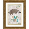 thumbnail image 1 of JMB Designs 11x14 Gold Ornate Wood Framed with Double Matting Museum Art Print Titled - Nap Time, 1 of 4