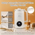 thumbnail image 2 of Nut Milk Maker Blender, 40oz Large Capacity Automatic Soybean Machine with 18H Delay Start Timer & Keep-Warm, Homemade Quiet Almond/Soy/Oat Milk Mach, 2 of 7