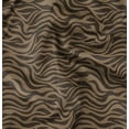 thumbnail image 1 of Soimoi Brown polyester Crepe Fabric Wild Animal Skin Printed Fabric 1 Yard 52 Inch Wide, 1 of 6