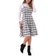 thumbnail image 4 of VESTIDO CON TIRANTES INSPIRADOR CHIC para Mujer, Cuello Cuadrado, Vestido Midi A-Line, M Beige, 4 of 6