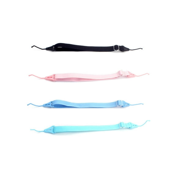 CCOCC 4 Pcs Glasses Strap,Adjustable Length Glasses Chain,Comfortable Flexible Strap Eyeglasses Strap,Dark Blue