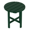 thumbnail image 2 of Costaelm Outdoor Paradise and Weather-Resistant Plastic Round End Table, Dark Green, 2 of 7