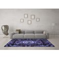 thumbnail image 3 of Ahgly Company Indoor Rectangle Medallion Blue French Area Rugs, 4' x 6', 3 of 4