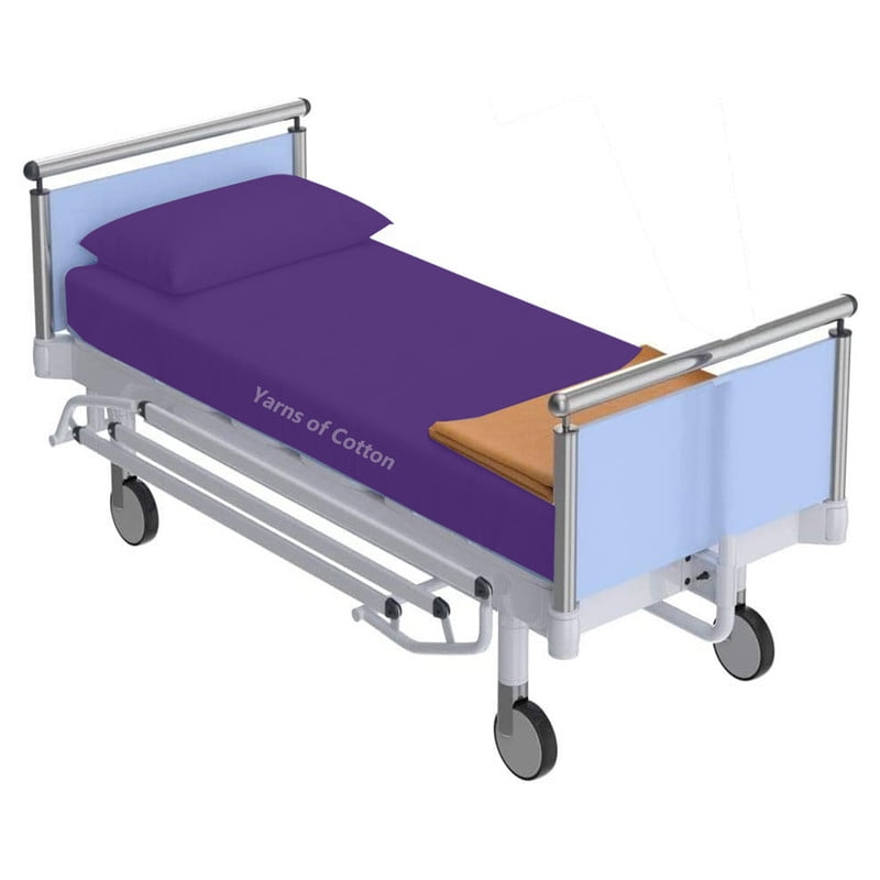 3 Piece Hospital Bed Sheet Set Twin Sheets for Hospital Bed Cotton