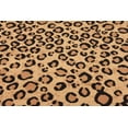 thumbnail image 4 of Unique Loom Wildlife Collection Animal Inspired with Leopard Design Area Rug, 5 ft x 8 ft, Light Brown/Black, 4 of 4