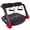 Red, variant on Trainer Machine for Home Gym with Resistance Bands in Black - Ideal for Enhanced Abdominal Workouts and Strength