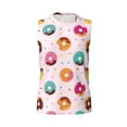 thumbnail image 6 of Lsque Colorful Donuts Print Men's Cotton Blend Sleeveless Muscle Shirts (S-3XL)- Moisture Wicking, Odor Protection, UPF 30+,Medium, 6 of 8