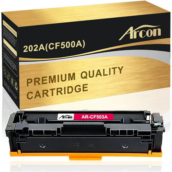 Arcon 1-Pack Compatible Toner works with HP 202A CF503A Color LaserJet Pro MFP M254dw M254dn M254nw M281fdw M281fdn M281cdw M280nw Printers (Magenta)