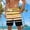 Yellow, variant on COSFO Quick Dry Mens Swim Shorts Striped Casual Summer Board Shorts Breathable Drawstring Beach Elastic Waist Loose Fit Bathing Suits