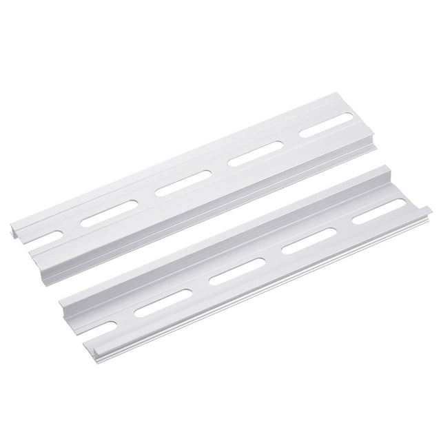Unique Bargains 5pcs Aluminum DIN Rails, 6 Inches Long, 35mm Wide, 7.5mm High, Terminal Block Mounting Din Rail