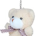 thumbnail image 2 of Llavero Con Muñecos Oso Peluche Bolso Dibujos Animados Bonitos para Mujeres Y Niñas (marrón Claro), 2 of 4