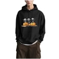 thumbnail image 3 of Frostluinai Holloween Hoodies for Women and Men Long Sleeve Casual Pullover Tops Cute Pumpkin Graphic Sweat Shirts with Pocket, 3 of 7