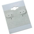 thumbnail image 3 of 100 Gray Hanging Earring Cards 2 Inch Jewelry Display, 3 of 3
