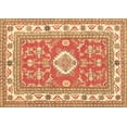 thumbnail image 1 of Ahgly Company Indoor Rectangle Geometric Brown Traditional Area Rugs, 2' x 5', 1 of 4