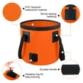 thumbnail image 3 of 5 Gallon Bucket for Cleaning, Collapsible Mop Bucket Wash Basin Foldable Car Wash Buckets for Fishing Shower Travel, Portable Water Storage Containers for Household RV Essentials and Beach Supplies, 3 of 6