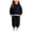 A-Dark Blue, variant on NIEWTR Toddler Girls 2-Piece Pajama Set Long Sleeve T-Shirt and Pants with Elastic Waistband Kids Pjs Loungewear Children's Gift Soft for 3T 4T 5T 6T(A-Pink,1-2 Years)