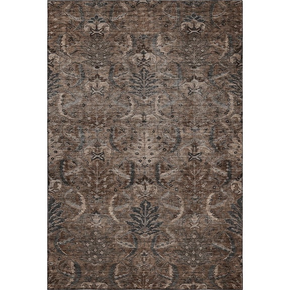 Dalyn Rugs Premium Machine Washable Mayfield AMF1082 Fudge 2'6" x 3'10" Rug