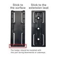 thumbnail image 6 of 2Pcs Wall-Mount Self Adhe&Sive Power Strip Holder Plug & Extension Organiser Storage Rack Convenient Wall Storage, 6 of 9