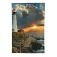 thumbnail image 2 of Shangniulu lighthouse Garden Flags Double Sided For Outdoor Flag,Summer Garden Flag Funny Garden Flags For Outside All Seasons Front Porch Decor,Welcome Yard Flags For Outside White, 2 of 6