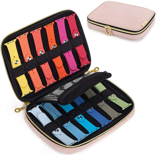 Teamoy Watch Band Storage Case Holds 12 Watch Straps Travel