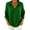 Green, variant on Women's Solid Color Lapel Collar Pullover, Oversized Loose Fit Sweater, Long Sleeve Casual Top, Plus Size Crew Neck Sweater, Drop Shoulder Shirt, Everyday Loungewear Green L