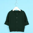 thumbnail image 5 of XQYLOS Toddler Boys Girls Crewneck Cardigan Sweater, Long Sleeve Button Down Knit Top, Cotton School 𝖴niform Outwear for Kids Casual and School Activities, Comfortable and Warm, 5 of 6