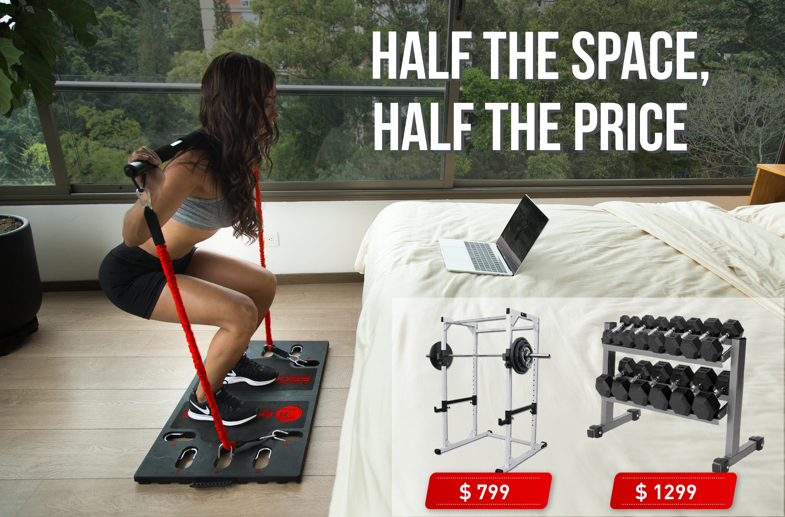 Amazon.com: BodyBoss 2.0 - Full Portable Home Gym Workout
