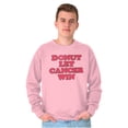 thumbnail image 5 of Donut Let Breast Cancer Win Women Crewneck Sweatshirt Brisco Brands L, 5 of 6