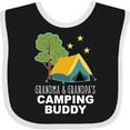 thumbnail image 3 of Inktastic Grandma and Grandpa Camping Buddy Boys or Girls Baby Bib, 3 of 4