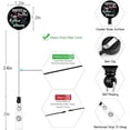 thumbnail image 6 of MaxxMarket Funny Nurse Lanyards for ID Badges Name Tags ID Card Holder, ID Badge Holder with Breakaway Lanyard, Cute Badge Reel Badge Clip Retractable, Coffee Scrubs and Rubber Gloves (Black), 6 of 12