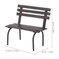 thumbnail image 2 of GOOHOCHY 2pcs Miniature Park Bench Ornaments for Scene Layout and Tabletop Photo Shoot Props, 2 of 8