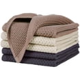 thumbnail image 2 of 100% Cotton Waffle Weave Kitchen Dish Cloths, Ultra Soft Absorbent Quick Drying Dish Towels, 12x12 Inches, 6-Pack, Mixed Color, 2 of 7
