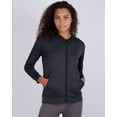 thumbnail image 2 of Real Essentials 3 Pack: Womens Dry-Fit Long Sleeve Quarter Zip & Full Zip Up Hoodie Workout Jacket (Available in Plus), 2 of 5