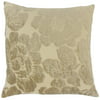 The Pillow Collection Sarafina Floral Euro Sham Linen