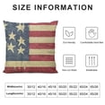 thumbnail image 5 of YINGXI  4th of July Patriotic Independence Throw Pillow Cover,Memorial Day Stripes America Flag Stars Decor Cushion Case for Sofa Couch 22x22in, 5 of 5